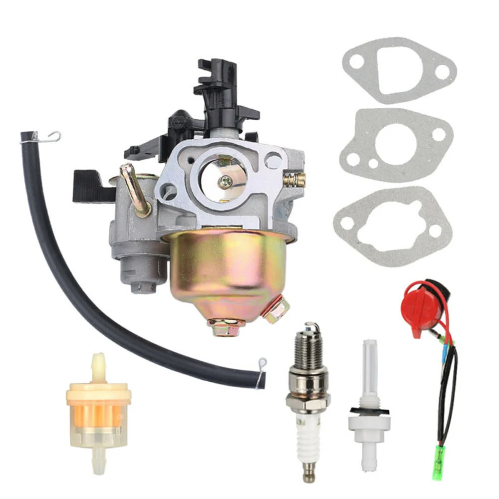 Imagem -06 - Carburador Carb Kit para Honda Gx200 5.5 hp 6.5 hp Peças de Motor Gerador Substituição Conjunto de Filtro de Combustível