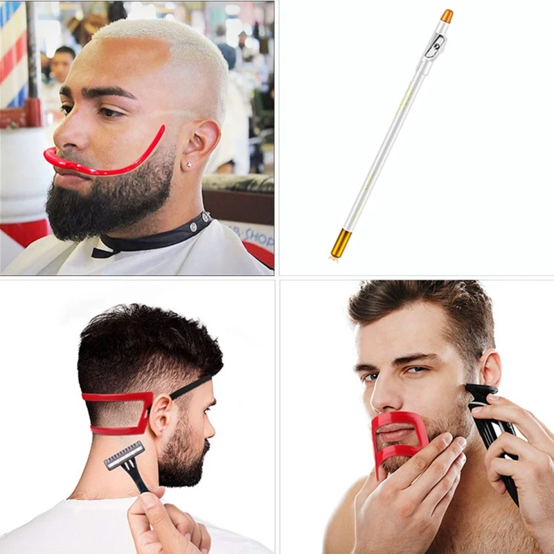 Guide traçage l'outil mise en forme barbe, pour gamme tondeuse à barbe