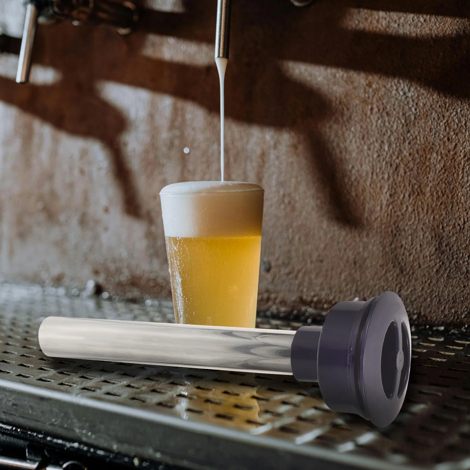 

Stainless Steel Ice Column Tube Reusable Beer Tower Ice Rod Cooling Accessory for Bar Restaurant Beverage Whiskey Cocktails