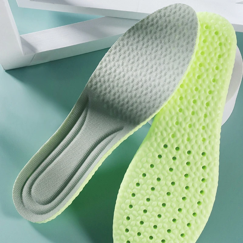 

1 Pair Breathable Mesh Insoles Wormwood Deodorant Memory Foam Shoe Insole Foot Care Inserts Can Cut Size Shoe Pad Accessories