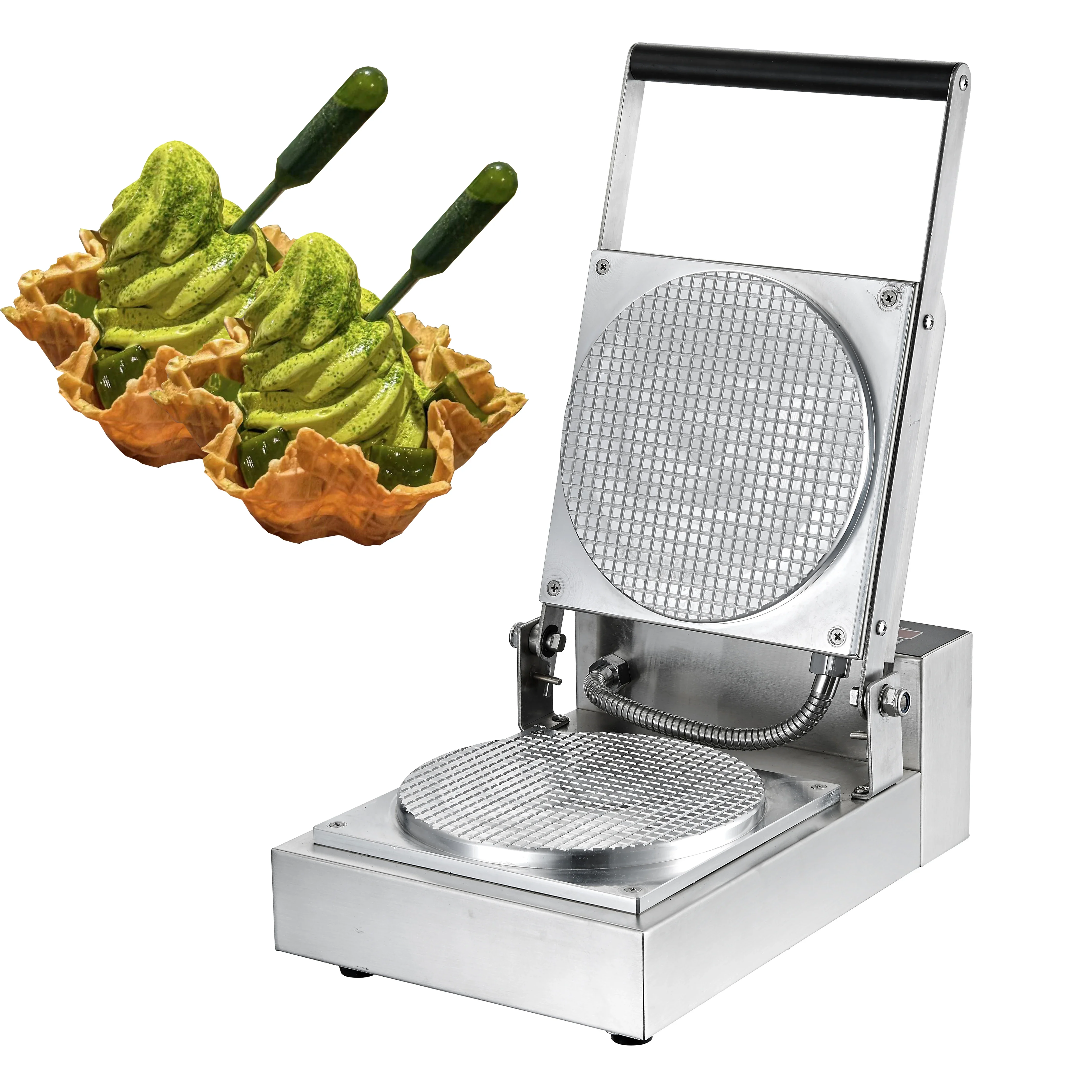 

Snack Machine Egg Roll Waffle Cone Maker Digital Ice Cream Cone Machine Non-stick Pan 110 220V