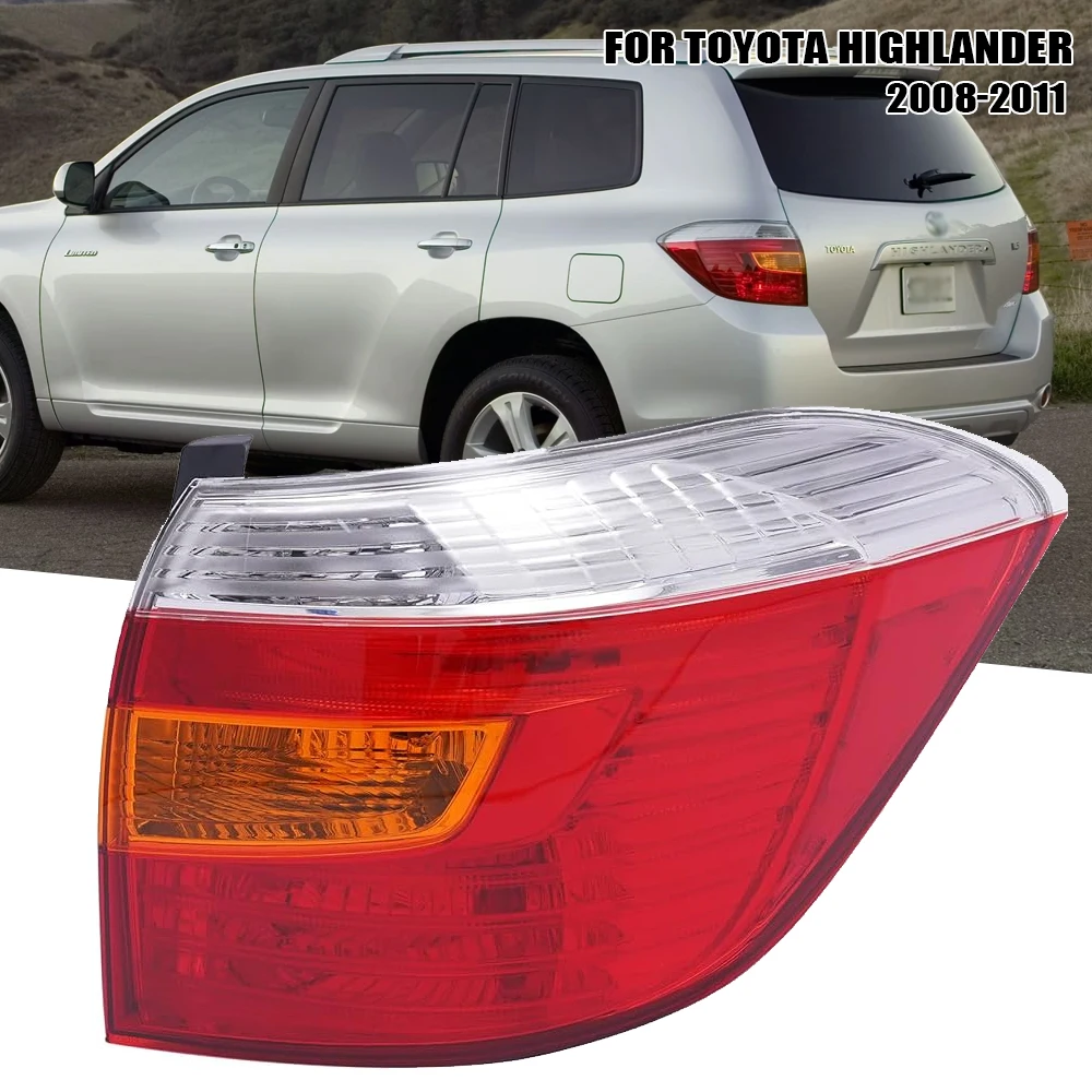 Left/Right Side Tail Lamp FOR Toyota Highlander 2008 2009 2010 2011 Rear Tail Light Brake Lamp with