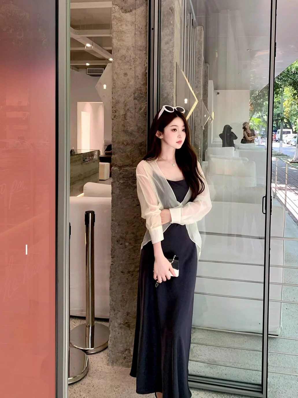 

Женская рубашка с длинными рукавами и защитой от солнца, с перекрестным дизайном спереди, повседневная, свободного кроя, тонкая верхняя одежда, летняя модная новинка