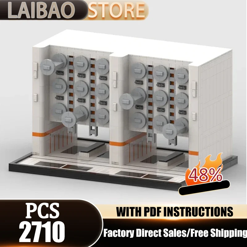 

Конструктор MOC: Модульные блоки-модели по мотивам Звездных войн, имперские казармы солдат, технологичные наборы для сборки, подарки, рождественские игрушки, DIY-наборы для сборки