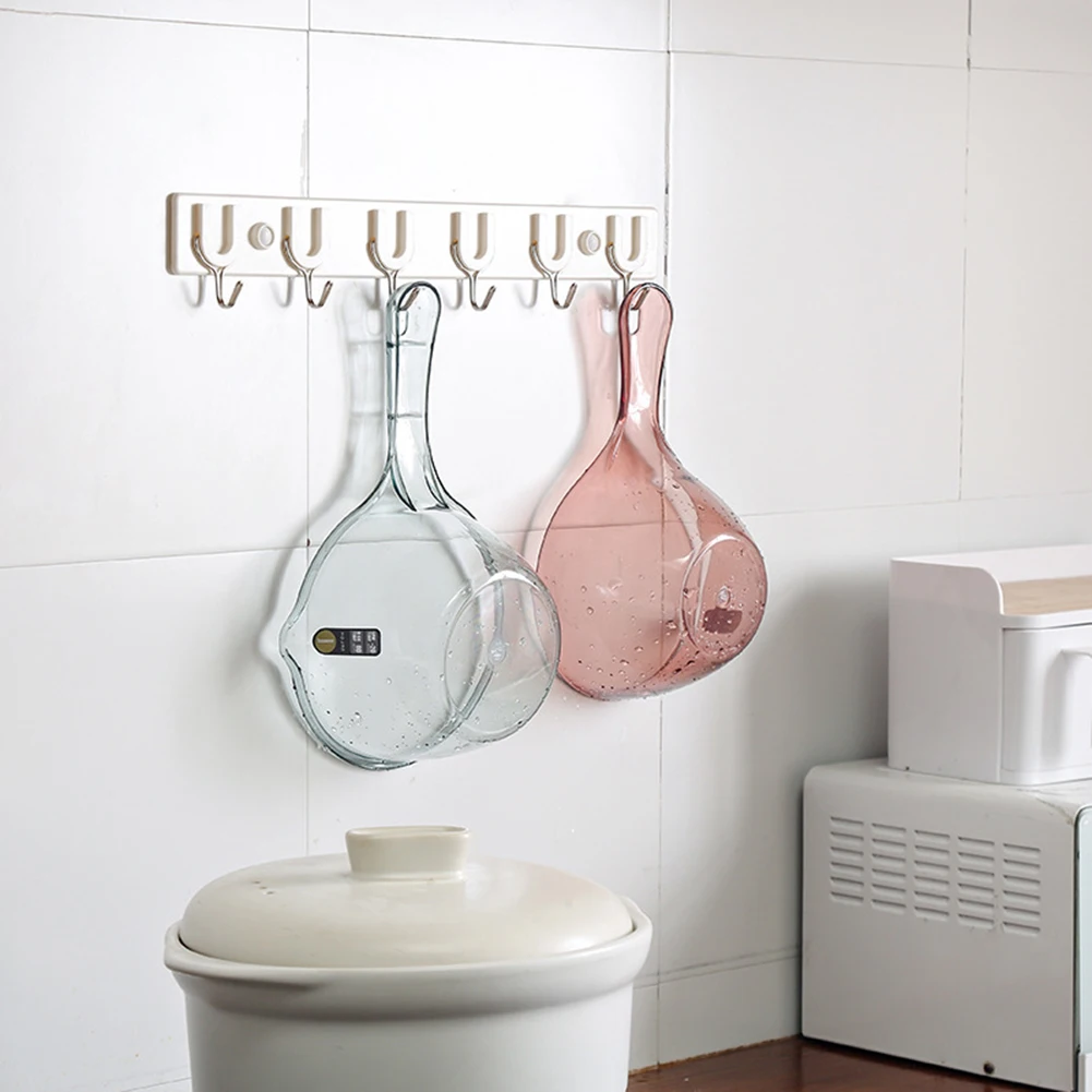 Kitchen Transparent Water Scoop With Hook Design Thickened Anti-slip Long Handle Water Ladle Kitchen Tools