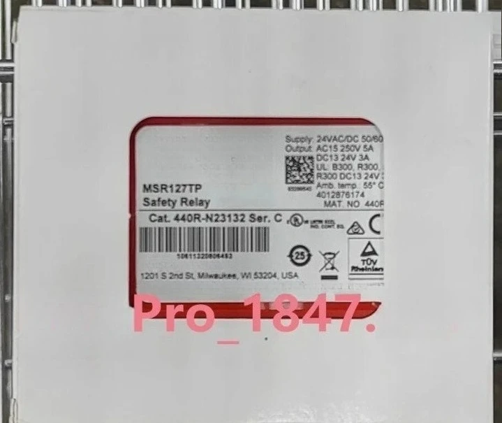 

Brand new 440R-N23132 MSR127T 440R-N23126 Safety relay in box Fast delivery
