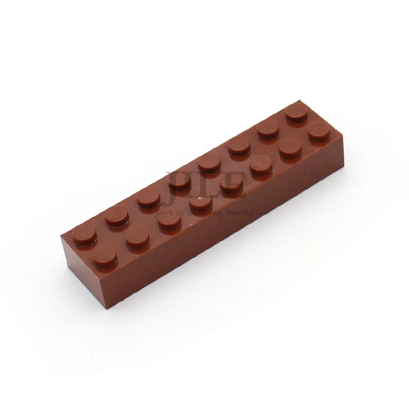 40 stks Moc Bouwsteen Dikke Baksteen 2x8 3007 DIY Creatieve Enlighten Basics Klassieke Sets Compatibel Assembleert Deeltjes speelgoed