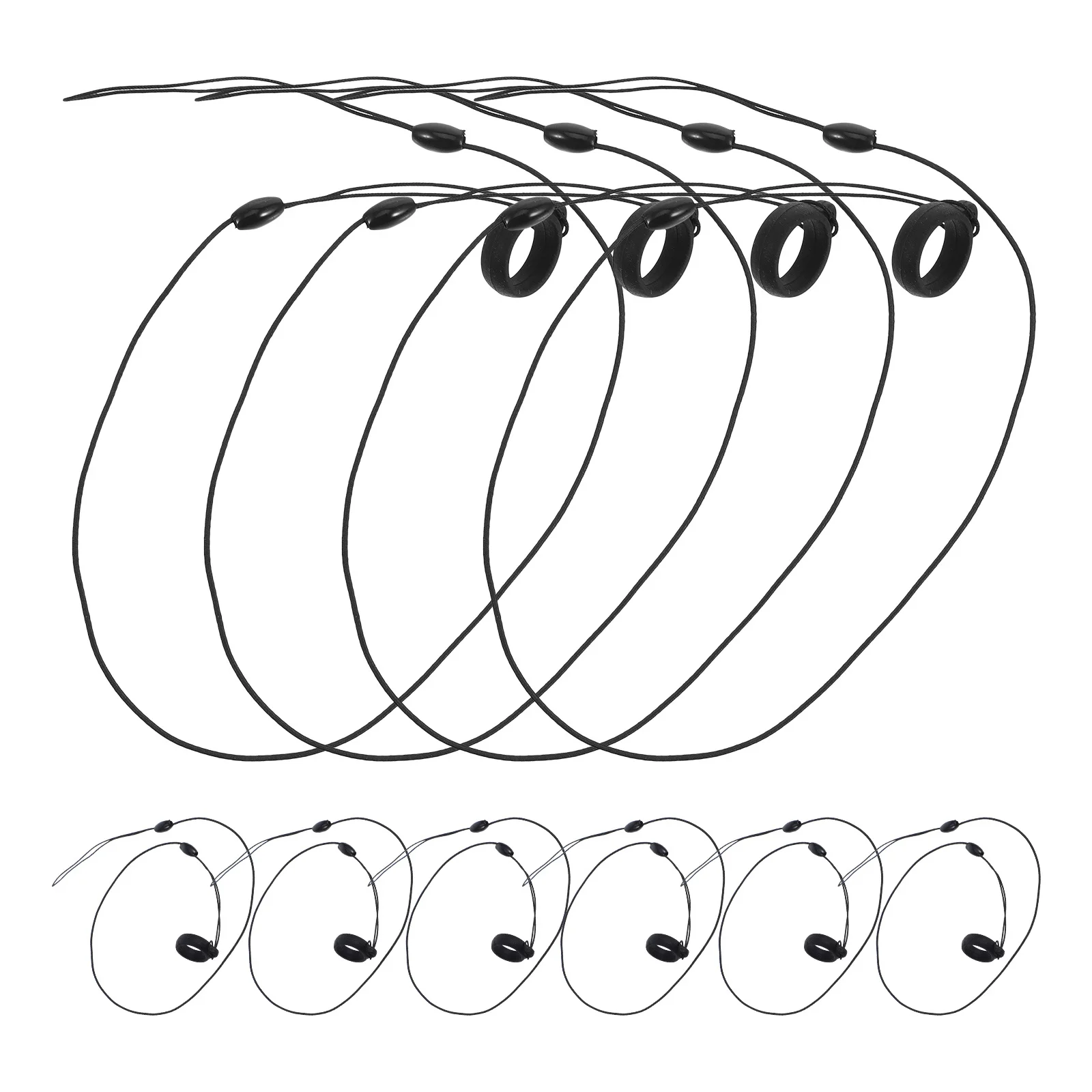 

10Pcs Anti Lost Pen Lanyard Elastic Tether Materials High Elasticity Versatile Use Clipboards Notebooks Journals