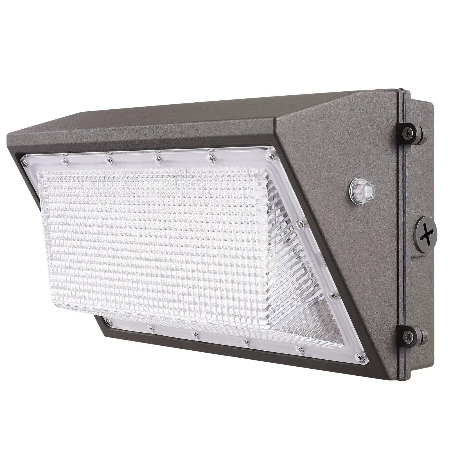 

2PCs LED Wall Pack Lights 100W 10800LM 5000K Commercial Outdoor Lights Security Lighting Fixture with Intelligent Light Sensin
