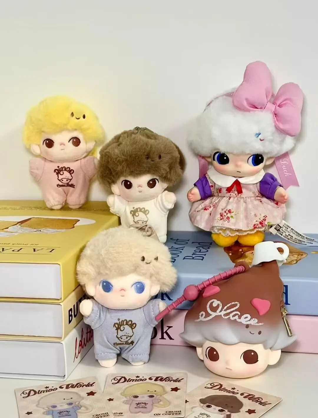

POP MART DIMOO Crush on Coffee Series Kawaii Anime Action Figure Blind Box Toy Surprise Mystery Doll Gift for Girls
