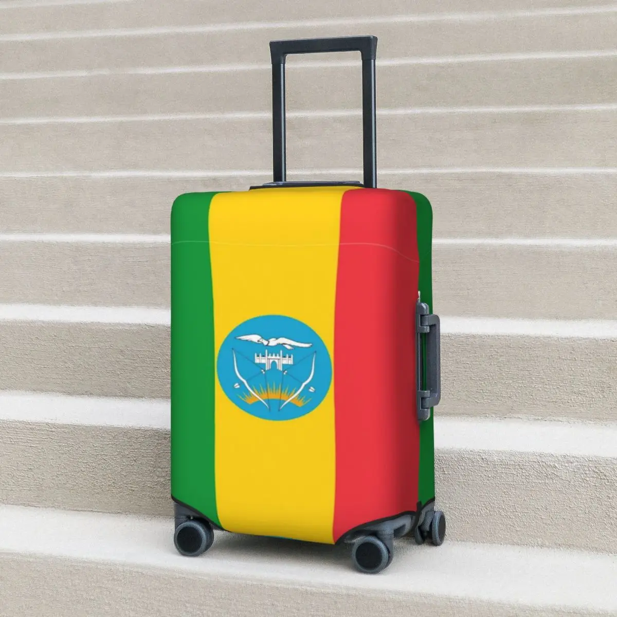 Mali Country Flag Suitcase Cover Fashion Printed Travel Protector Holiday Strectch Luggage Supplies