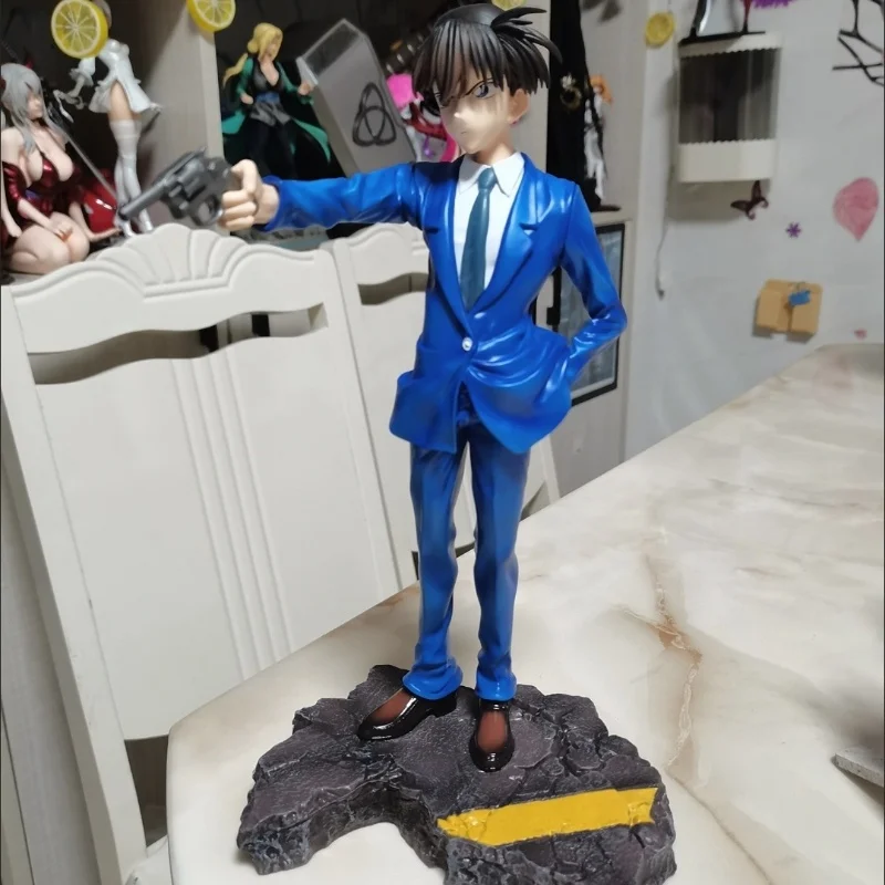 Auf Lager Conan Edogawa Action Figur Conan Figuras Anime Figur Peripherie Manga Gk Statue Modell Ornament Geburtstag Geschenke