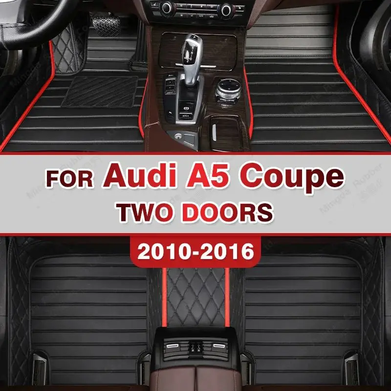 

Car floor mats for Audi A5 Coupe 2010 2011 2012 2013 2014 2015 2016 Custom Auto Foot Pads Carpet Cover Interior Accessories