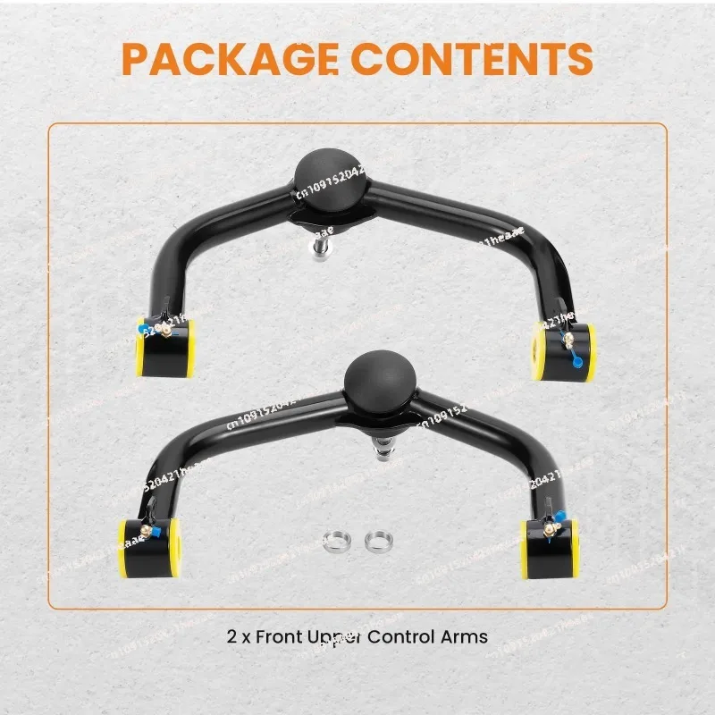 Suitable for    Ram 1500 2006-2021 4WD 4X4   Set of 2 Front Upper Control Arms 2-4