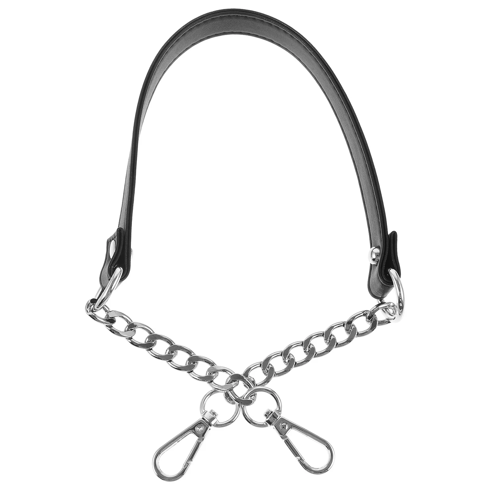 حزام حقيبة بمشبك مزدوج قابل للتعديل على الكتف وسلسلة بديلة وحزام كروس متين لحقيبة اليد النسائية