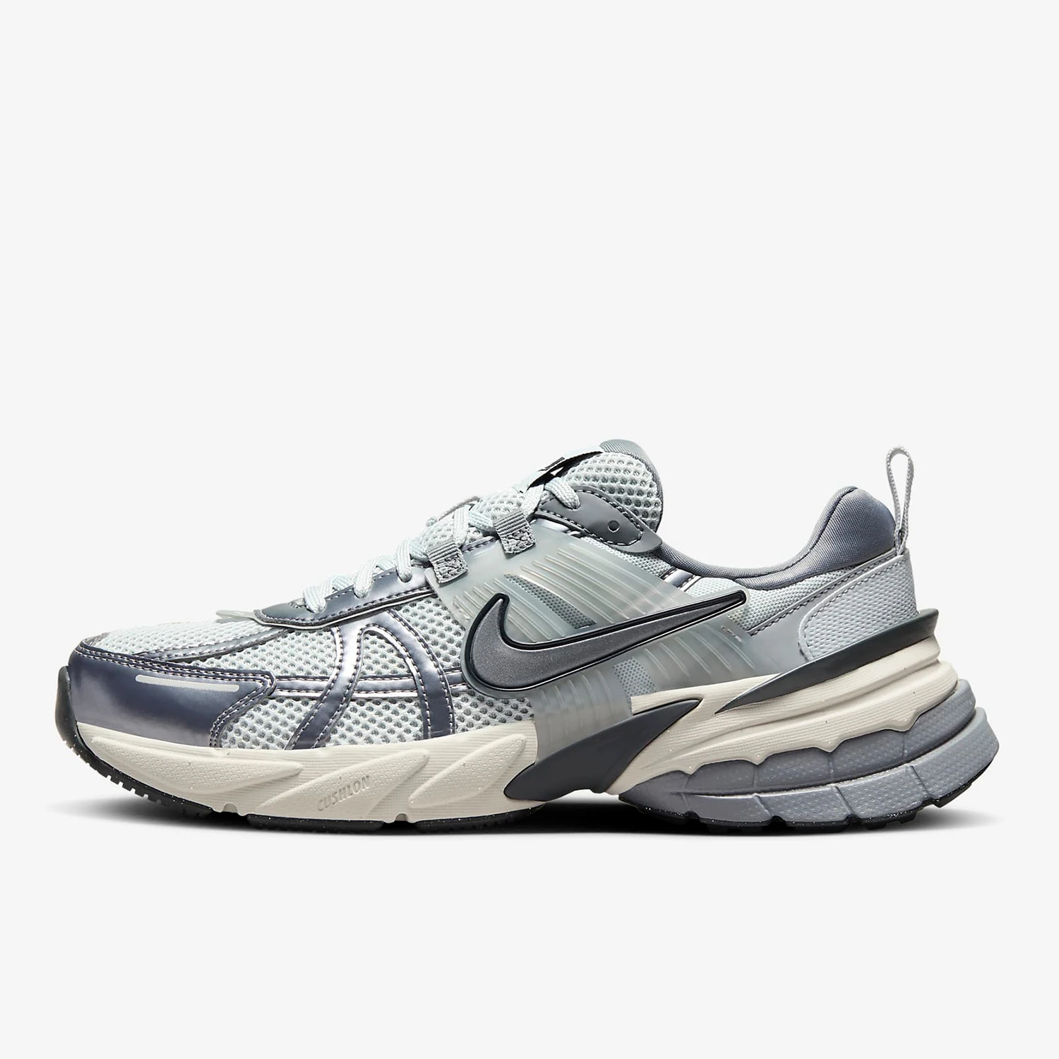 حذاء Nike الأصلي V2K Run للنساء ذو قصة منخفضة كاجوال كلاسيكي FD0736-003
