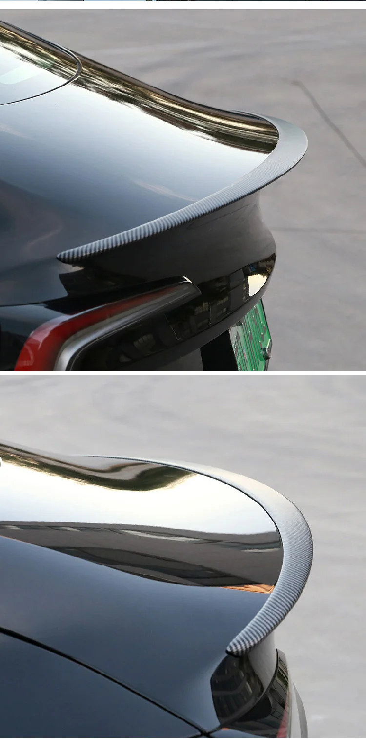 HEENVN Spoiler for Tesla Model 3 Highland 2026-2024 Car ABS Carbon Pattern Trunk Tail Wing Original High-performance Accessories