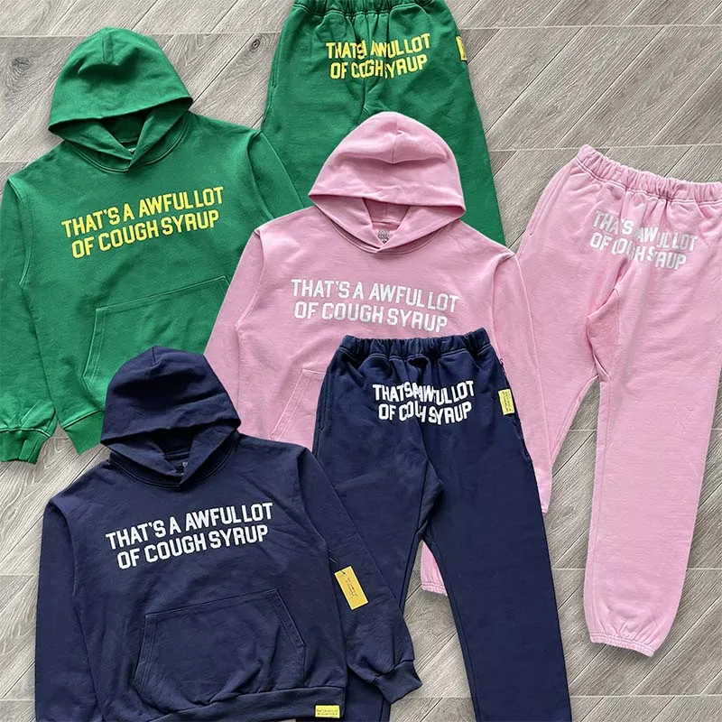 

Hoodie Sweatshirt Long Pants Set Collection Comfortable Cotton Winter Youth Casual Sportswear Ensemble Hat Included