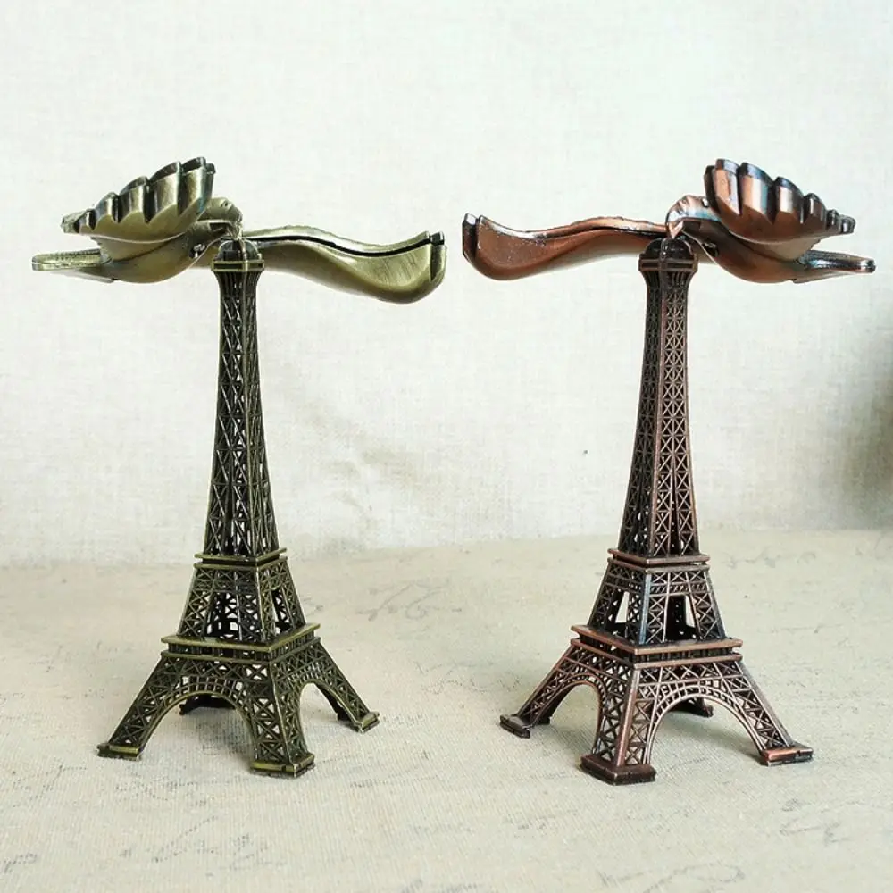 Metal Balance Eagle Charms Home Office Decor Desktop Crafts Eiffel Tower Building Ornament Levitation Figurines