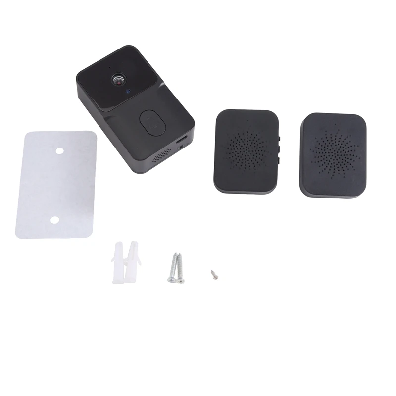 Outdoor High-Definition Camera Anti-Theft Door Bell Set Kit Night Vision Monitor Door Phone Voice