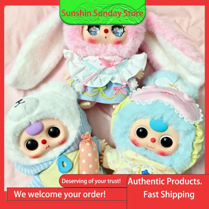 

Genuine Baby Three Sweet Dream 400% Plush Blind Box Big Doll Figure, A Gift For Girls Collectible Figurines Hanging Ornament