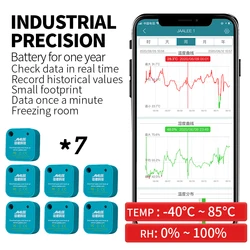 Thermometer/Hygrometer for iPhone/Android Bluetooth  Indoor Temperature Humidity Sensor for Pet Cigar Humidor Guitar wireless
