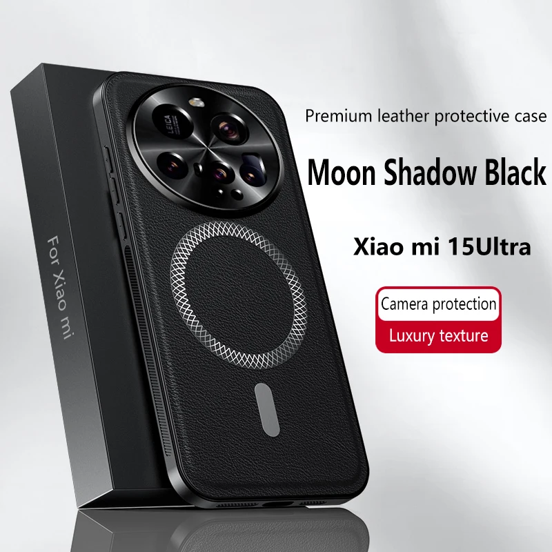 Fall für Xiaomi Mi 14 15 Ultra 15Pro 14Pro 13Pro 15 14 13 Abdeckung Weiche Stoßfest Mag-safe Metall kamera Schutz Shell Fundas