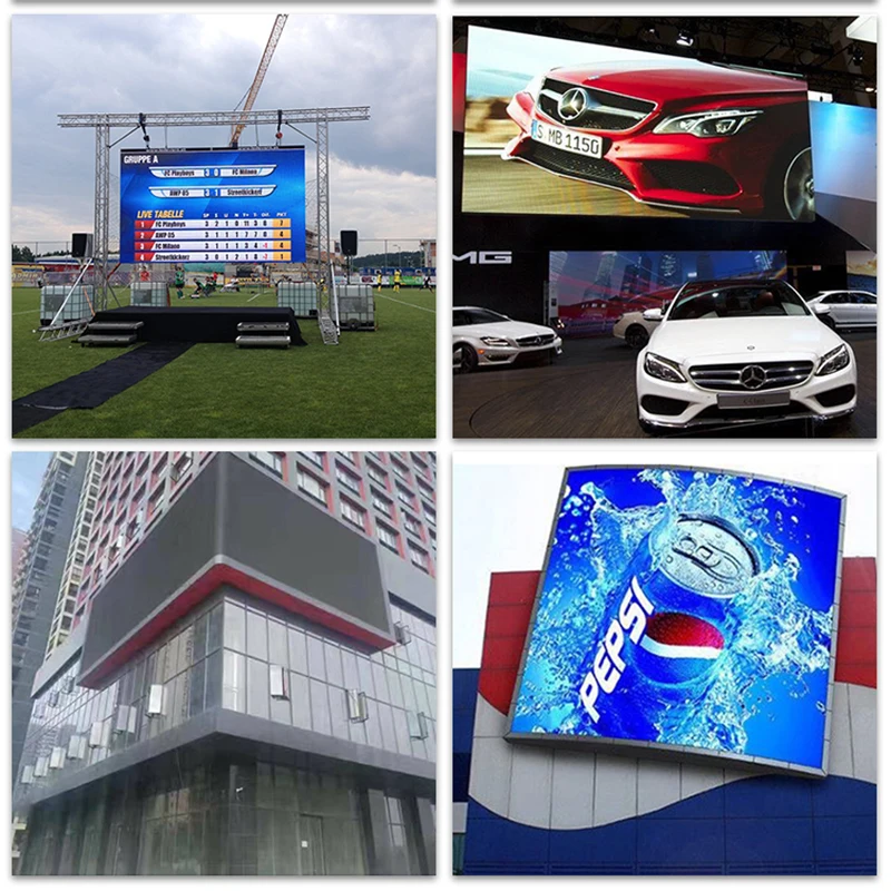 Groot LED-scherm, filmschermverhuur, panelen voor evenementen, binnen- en buitenschermen voor marketing en reclame