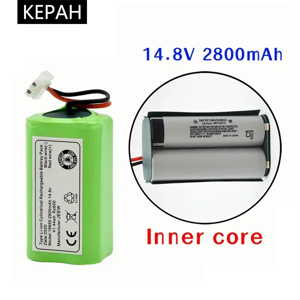 14.4V Rechargeable Lithium Battery For ILIFE A4s A6 V7s Plus A9s W400 Robot Vacuum Cleaner INR18650 M26-4S1P Batteries