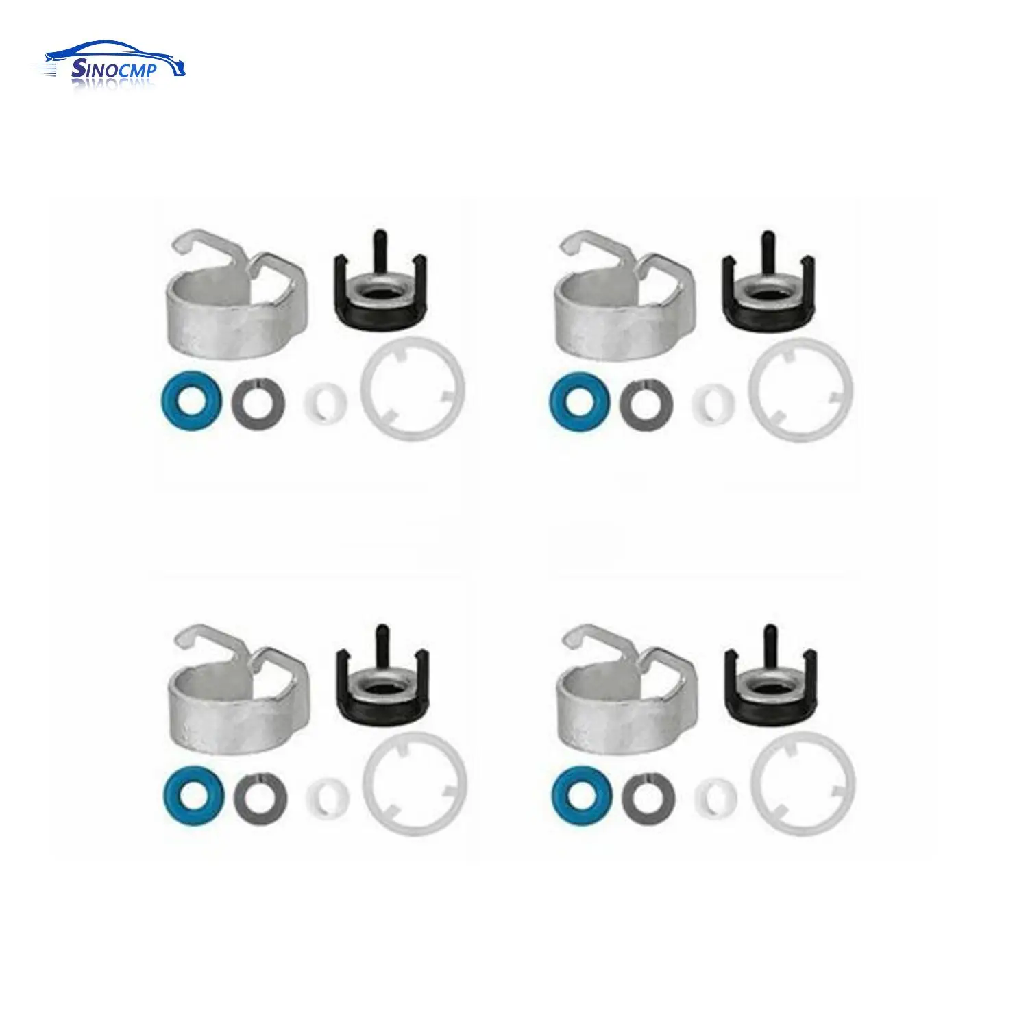 

4 Sets 06H998907A 06J998907A 06J998907B 06J998907D Fuel Injector O-Ring Seal Kit For Audi A4 Q5 VW Tiguan Jetta Golf CC Passat