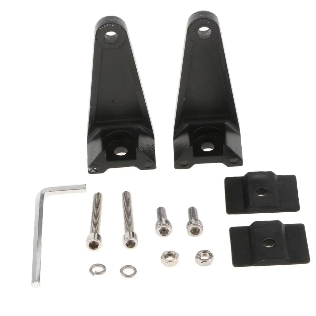 Work Light Bar Side Bracket Rotating Mounting Kit Die Cast Aluminum Heat Eliminating Car Roof Lighting Accessories