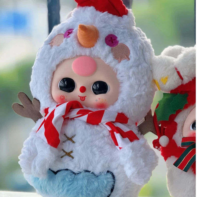 

В наличии 300% рождественская серия, плюшевая слепая коробка с большим красивым 3-летним ребенком, модный милый декоративный предмет, праздничный сезон