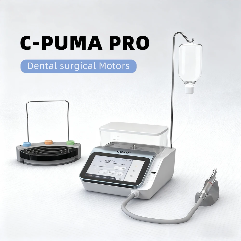 Motores quirúrgicos dentales COXO C-PUMA pro Pantalla extragrande integral y rentable 4 en 1