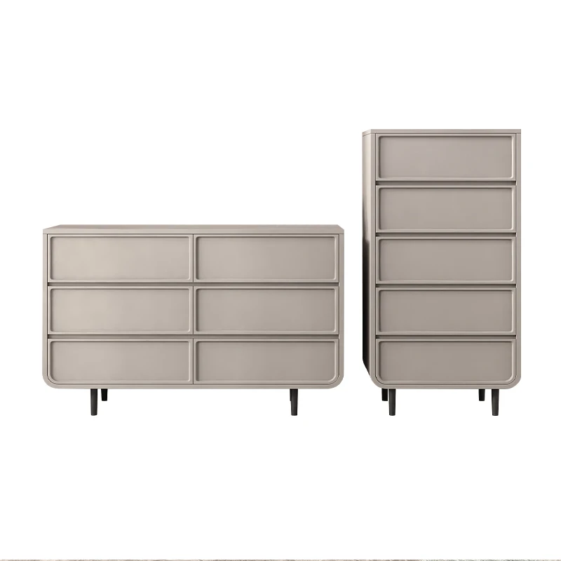 

LH Minimalist Bedroom Chest of Drawers Light Luxury Modern Storage Drawer Storage Cabinet Simple Solid Wood