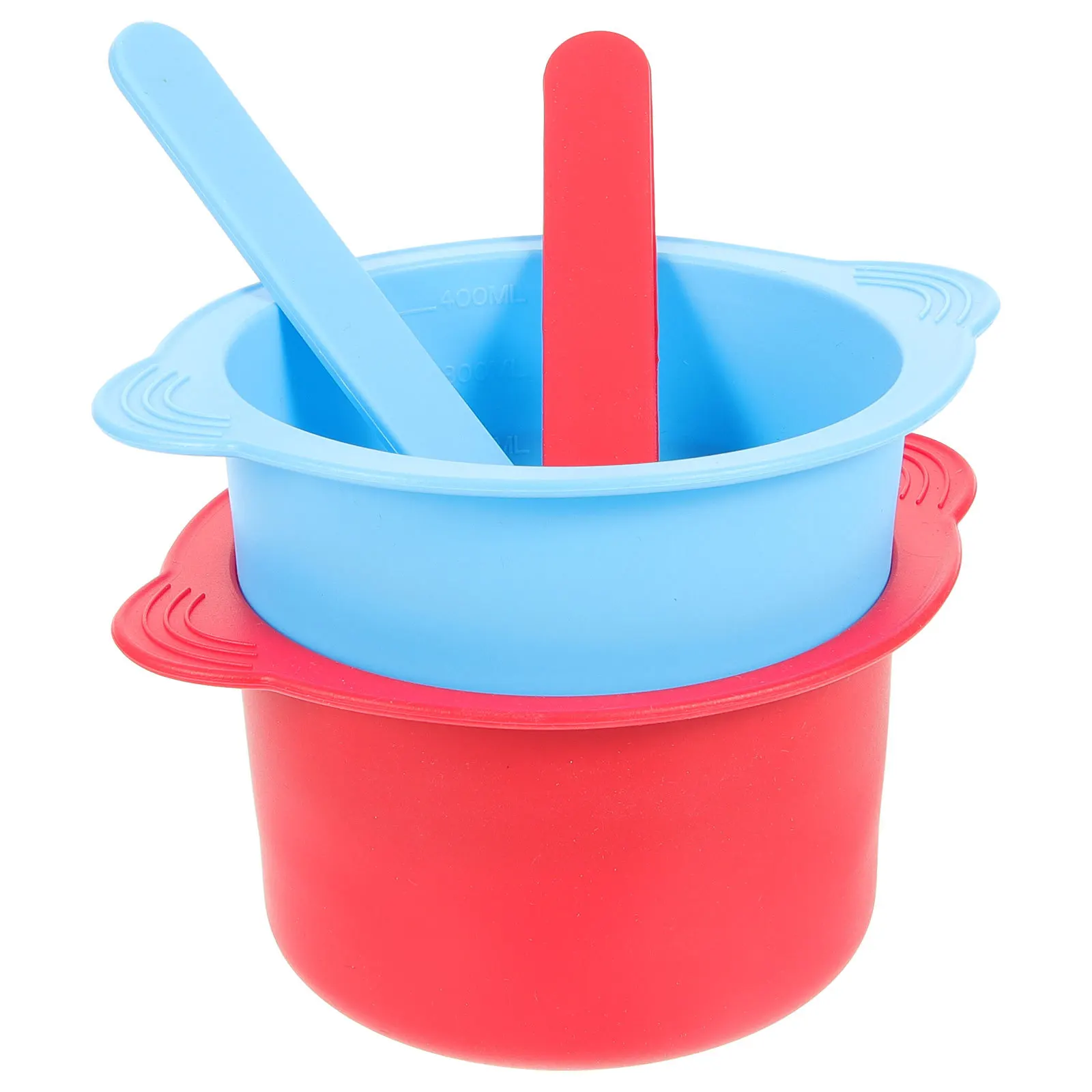 

2Pcs Wax Warmer Silicone Liner Bowl Nonstick Design Easy to Clean for Professional Hair Removal At Home Or in Salon