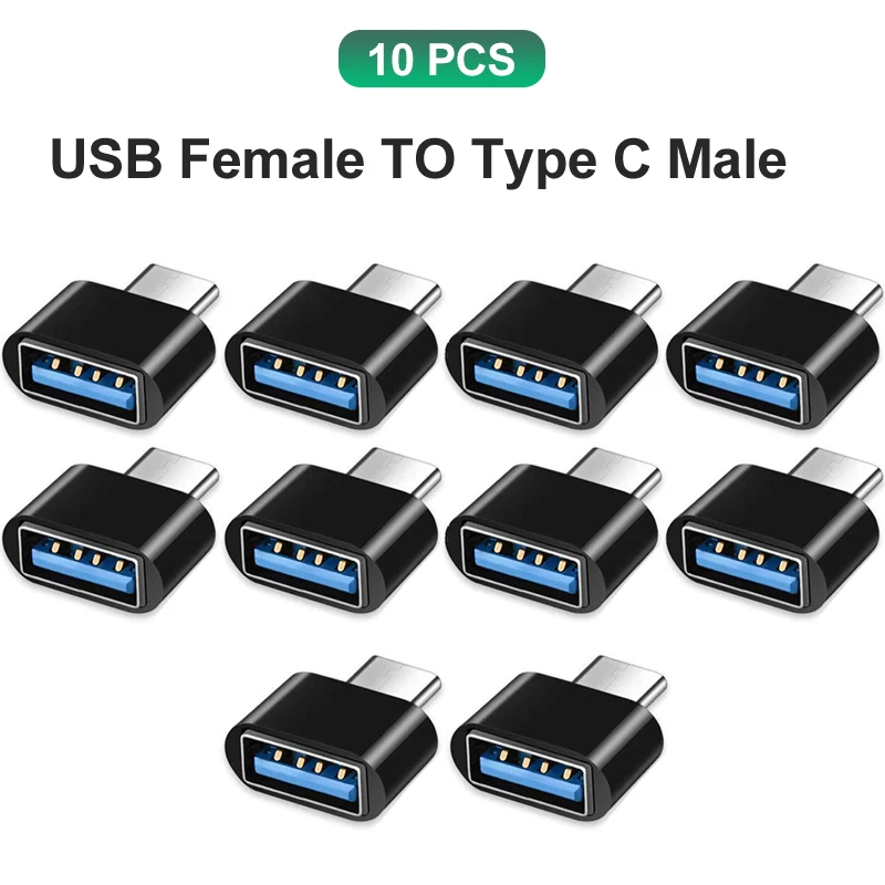 Nnbili Typ C zu USB Adapter 3.0 USB-C 3,0 Stecker otg eine Buchse Daten anschluss für MacBook Pro iPad Mini 6/Pro MacBook Air C Geräte
