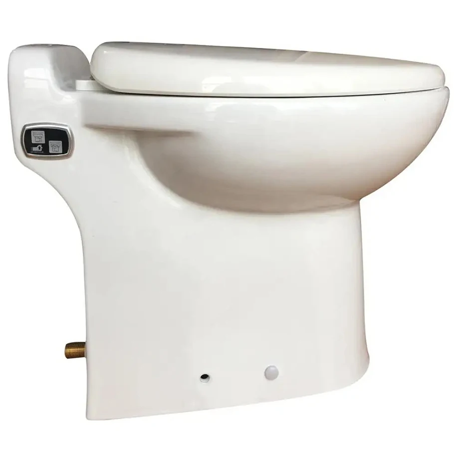 Minimalistische stijl marmeren toiletpot badkamerpomptoilet met Macerator pomp Macerator toilet