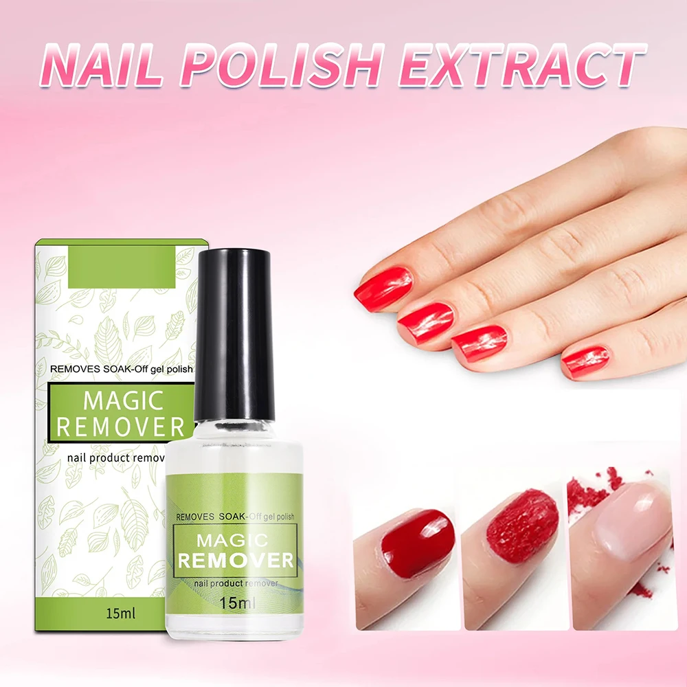 15ML Burst Remover Nagellack Gel Magic Fast Cleaner Nail art Gel Polish Soak Off UV LED Semi Permanent Lack abbrechen Kleber *&