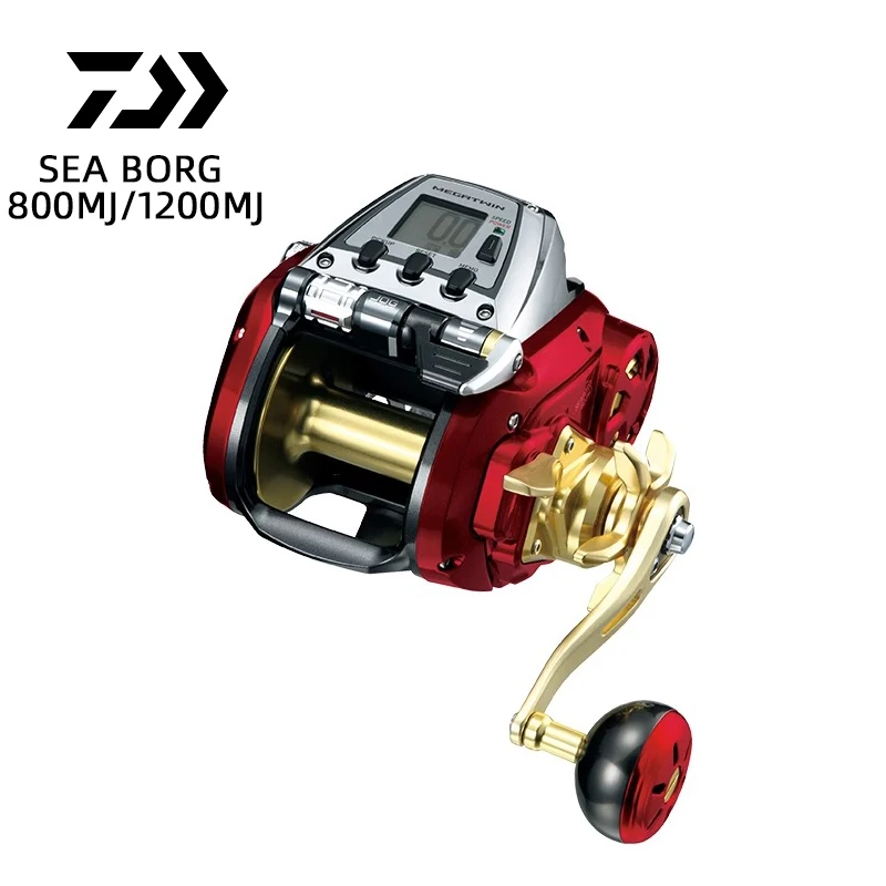 

Рыболовная катушка DAIWA SEABORG 800MJ 1200MJ, электрическое колесо, тяговое усилие 33 кг, передаточное число 2,9: 1, сделано в Японии