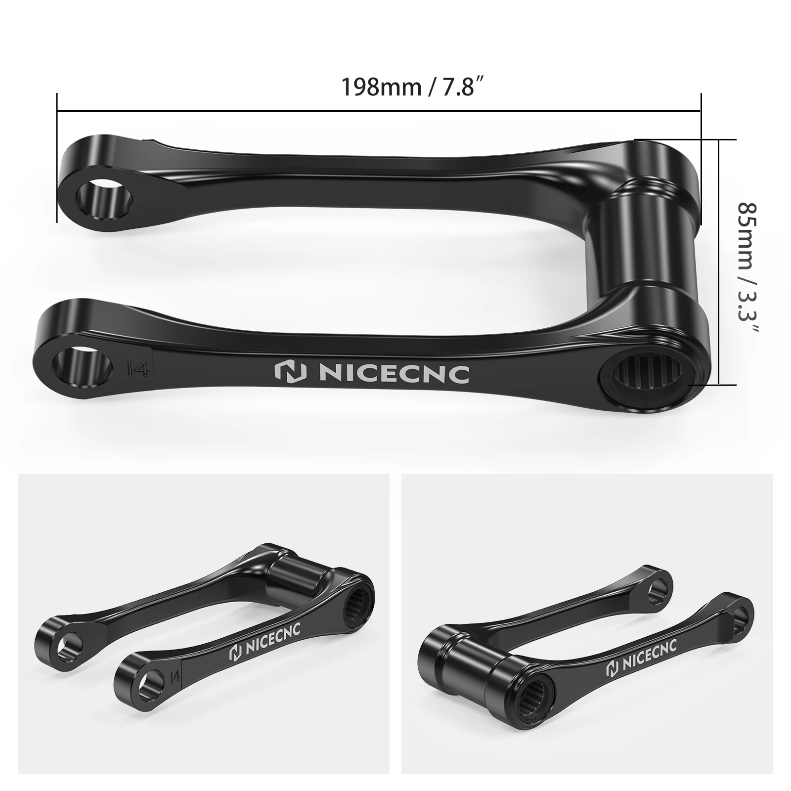 NICECNC For KTM SX 125 SXF 450 XC XCF 2023 2024 Lowering Link lower 1.5″ For GasGas Husqvarna TE 300 FE 450 GasGas EC 250 EC300