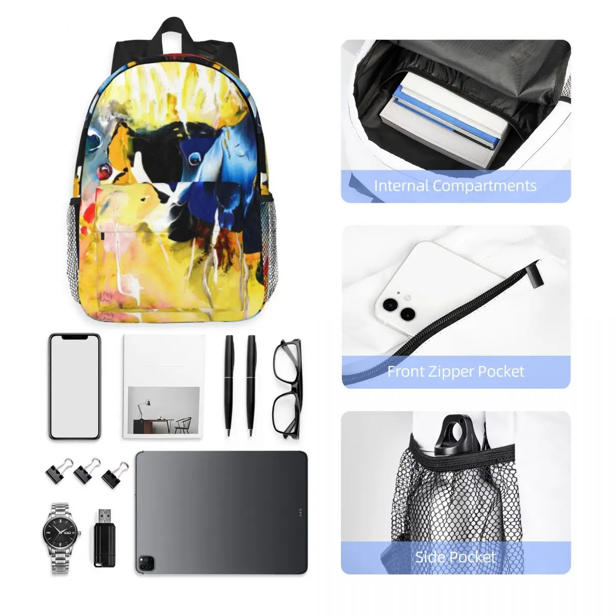 Finding Nemo Compact 15-Inch Backpack - Stylish Lightweight Bag Perfect for Students and Commuters