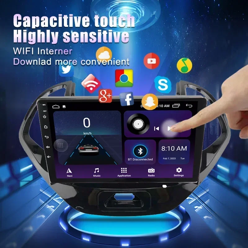 Android 12 Car Radio Multimedia video Player For Ford Figo Aspire Freestyle 2015 - 2021 Carplay Auto DVD GPS Navigation Player