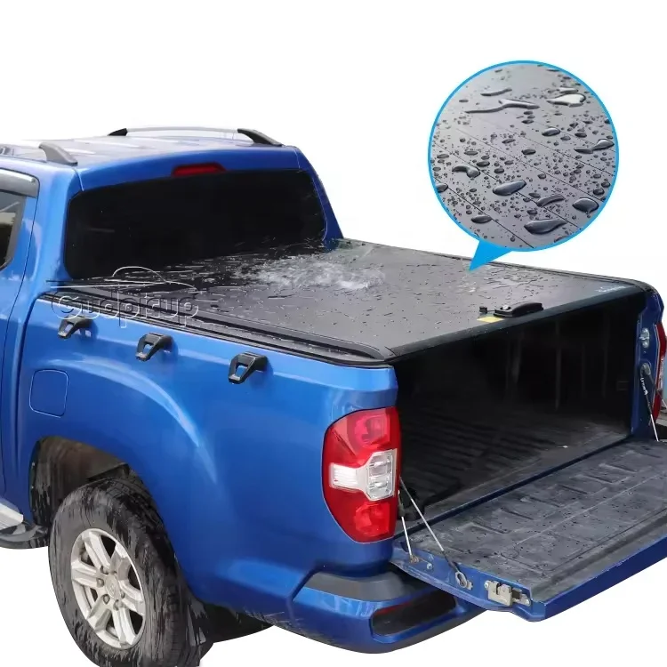 pickup truck cover d-max retractable aluminum roller lid shutter hard tonneau cover for isuzu POER Cannon Pao