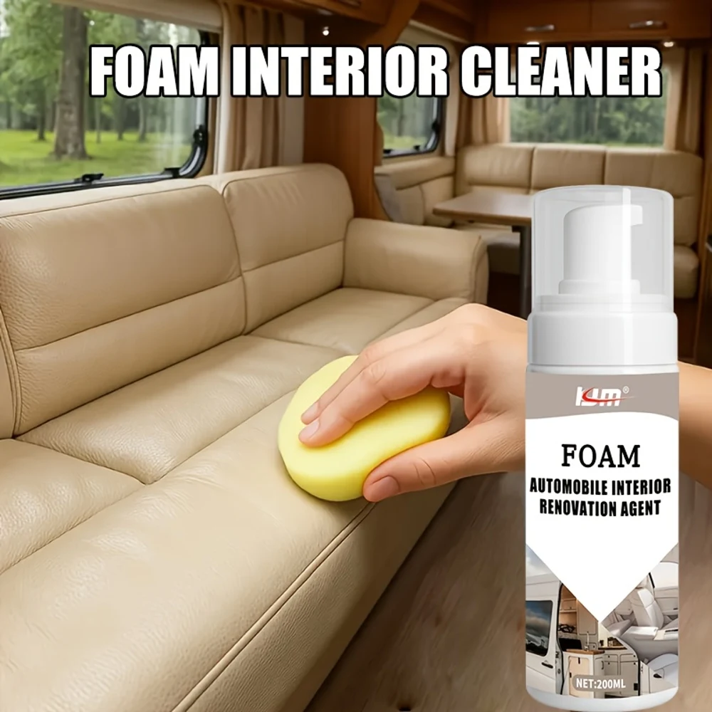 

Универсальный очиститель салона автофургона, 200 мл, многоцелевое средство для очистки обивки и тканевой поверхности для автомобильных сидений и приборных панелей.