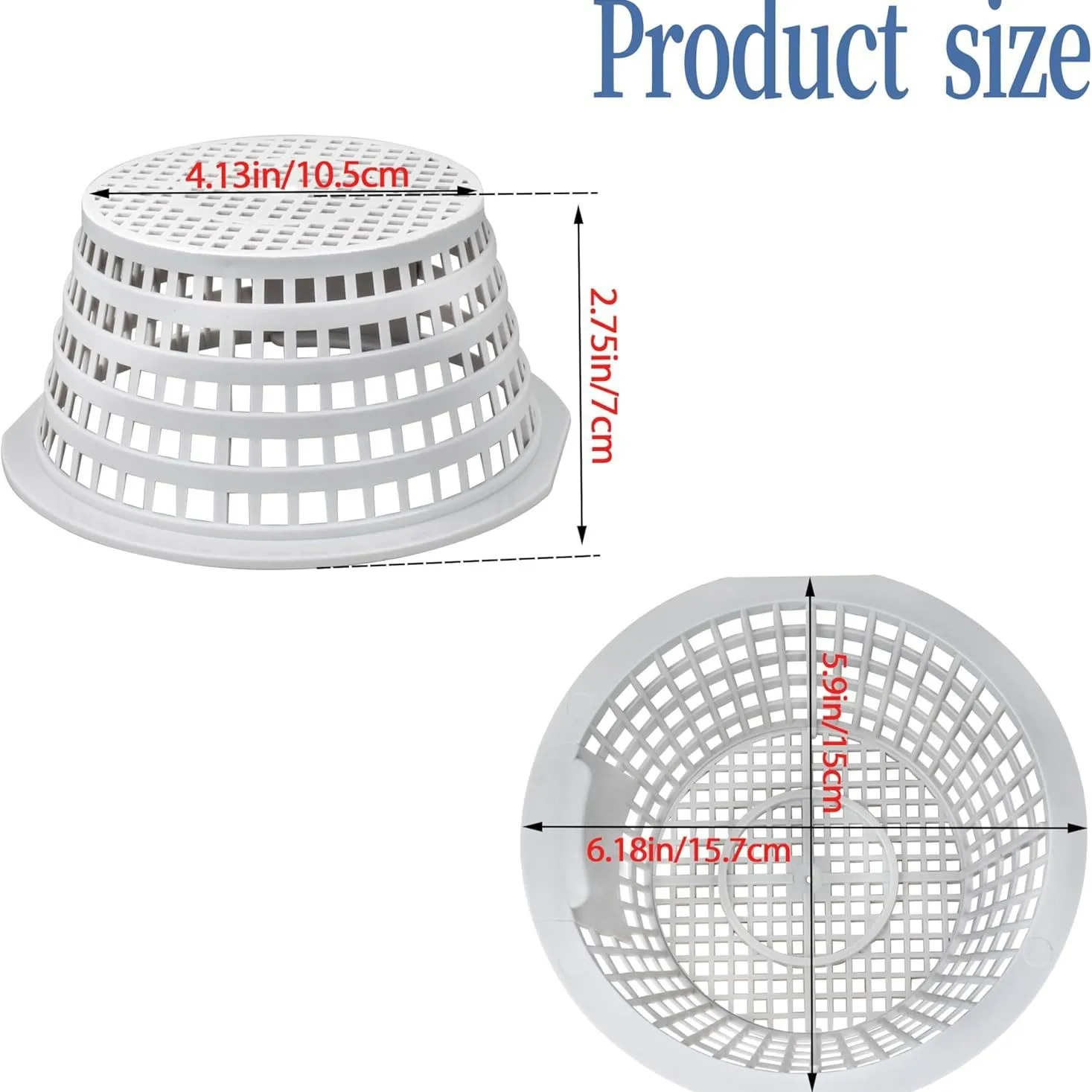 Replacement Skimmer Basket 8928 For Inground Swimming Pool Filter Cleaner Strainer Accessory Removes Debris Easy Install