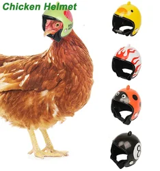 1pcs Chicken Helmet Fuuny Hat Hen Pet Protective Gear Sunscreen Rain Helmet Toy Pet Small Pet Supplies Clothing Accessories