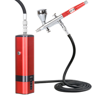 New Design Professional Air Brush Compressor Kit High Capacity Power Super Quiet Noiseless Cordless Spray Airbrush Tool