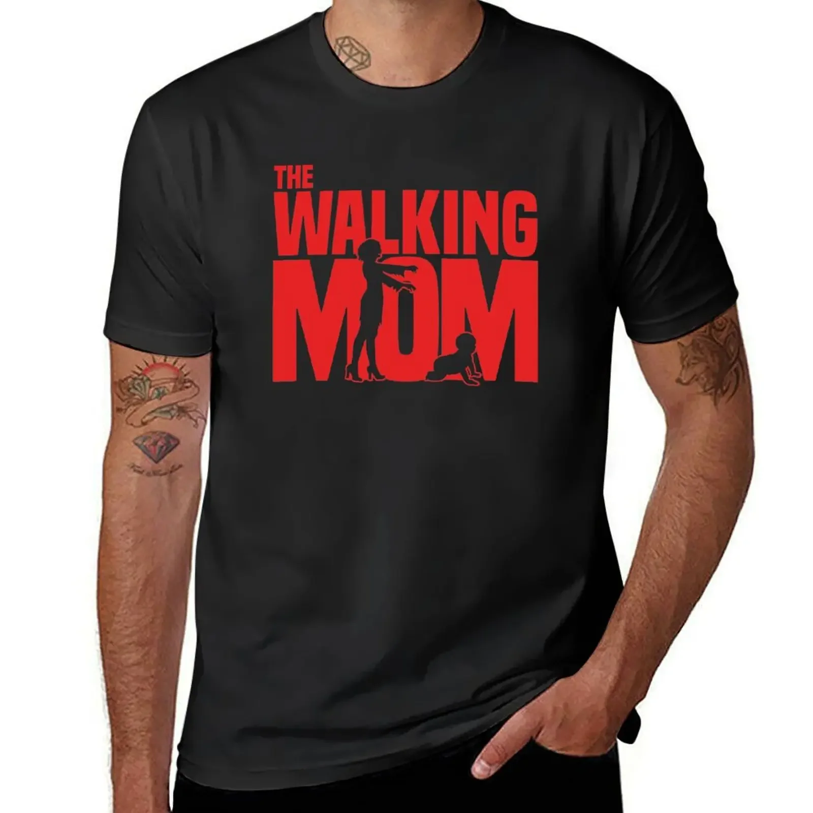 The walking Mom T-Shirt Blouse for a boy heavyweights anime t shirts oversized t shirt men