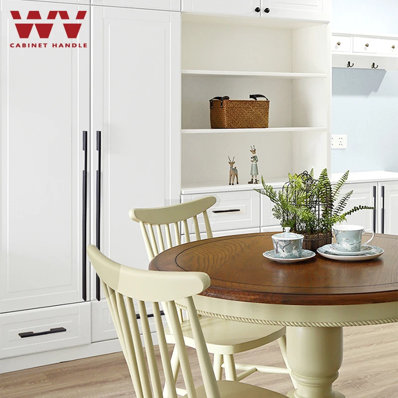 

YM 800mm & 1000mm Cabinet Pulls, Modern Matte Black Gold Brass Handles, Long Wardrobe Drawer Pulls for Kitchen Cabinet Hardware