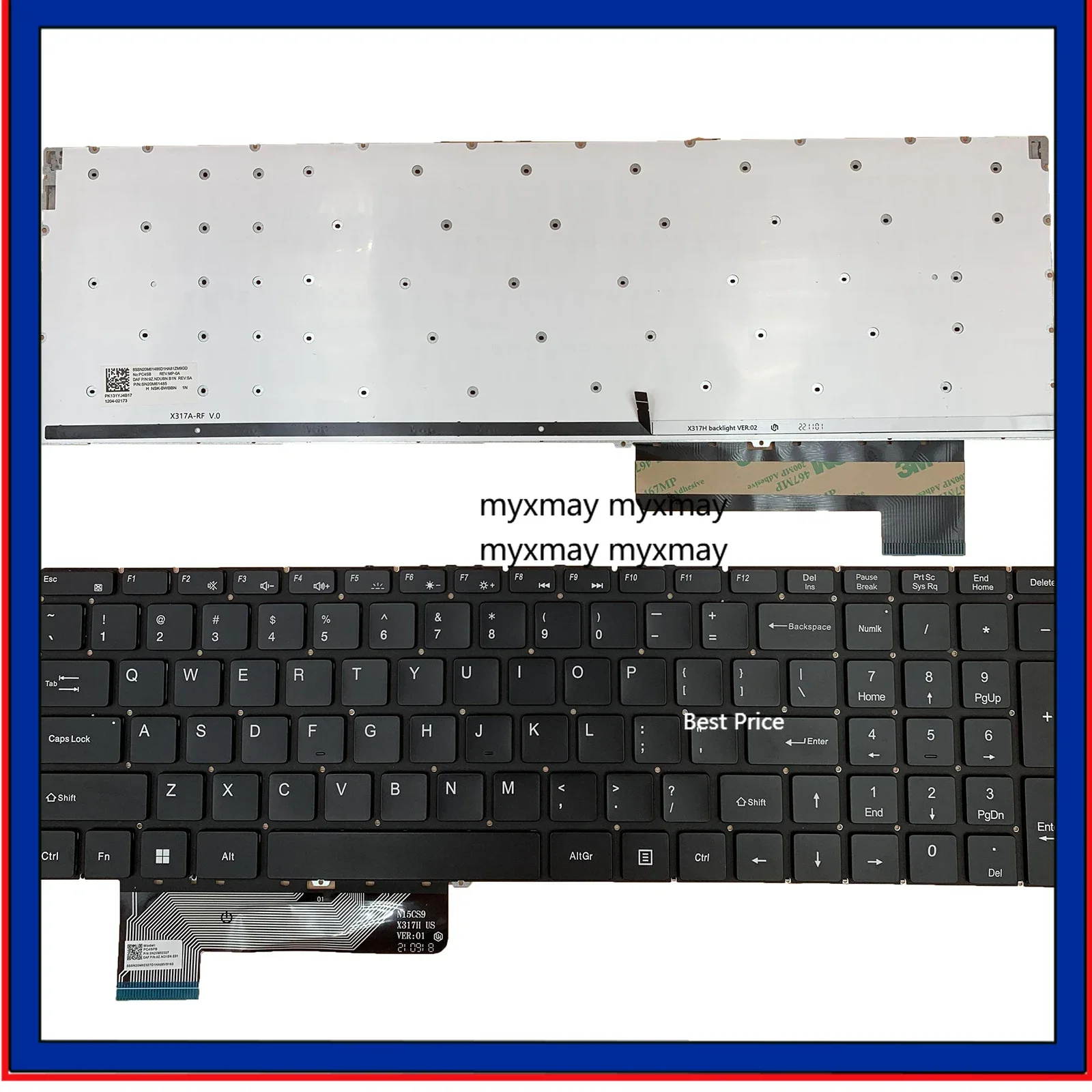 

US Laptop Keyboard for Gateway GWTN156-7BL GWTN156-7BK GWTN156-7GR GWTN156-7PR
